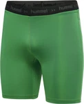 hummel First Performance Tight Shorts Grün/Neonfarben/Dunkelgrün