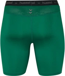 hummel First Performance Tight Shorts Dunkelgrün/Grün
