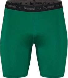 hummel First Performance Tight Shorts Dunkelgrün/Grün
