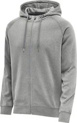 hummel Sweatshirt hmlRED CLASSIC ZIP HOODIE Hellgrau/Grau/Dunkelgrau