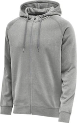 hummel Sweatshirt hmlRED CLASSIC ZIP HOODIE Hellgrau/Grau/Dunkelgrau