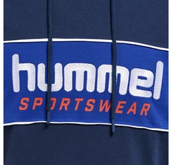 hummel Kapuzenpullover Beige/Dunkelblau/Hellblau