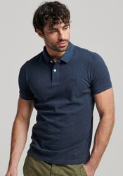 Superdry Poloshirt Classic Pique Polo blau