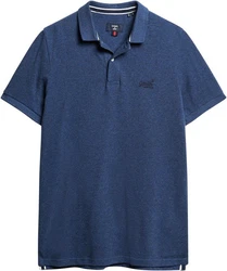 Superdry Poloshirt Classic Pique Polo blau