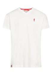 Derbe T-Shirt Weiß/Rot