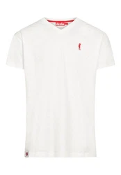 Derbe T-Shirt Weiß/Rot