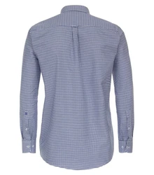 Redmond Langarmhemd Comfort Fit Dunkelblau/Blau/Hellblau