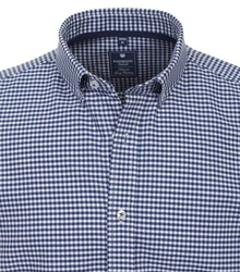 Redmond Langarmhemd Comfort Fit Dunkelblau/Blau/Hellblau