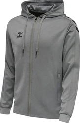 hummel Kapuzenpullover Hellgrau/Grau/Dunkelgrau