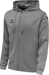 hummel Kapuzenpullover Hellgrau/Grau/Dunkelgrau