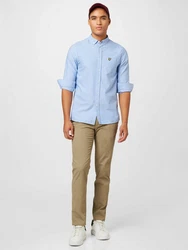 Lyle & Scott Hemd hellblau/gelb/schwarz
