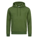 Basisstoff Kapuzenpullover Kapuzenfreund Herren Pullover Hoody Sweatshirt Dunkelgrün/Grün