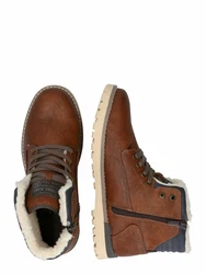 MUSTANG Schnürboots cognac