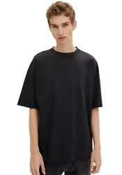 TOM TAILOR Denim T-Shirt Oversized schwarz