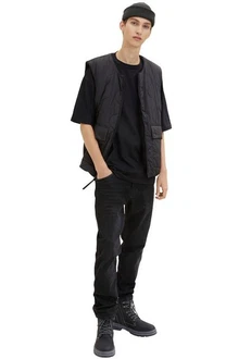 TOM TAILOR Denim T-Shirt Oversized schwarz TOM TAILOR Denim T-Shirt Oversized schwarz