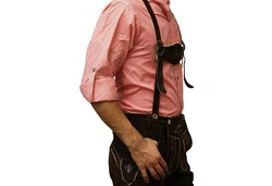 German Wear Trachtenhemd mit Stehkragen für Trachtenlederhosen (GW120) GW1203-SK