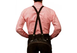 German Wear Trachtenhemd mit Stehkragen für Trachtenlederhosen (GW120) GW1203-SK