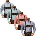 German Wear Trachtenhemd mit Stehkragen für Trachtenlederhosen (GW120) GW120x-SK