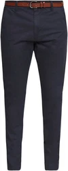 Indicode Stoffhose Gower Dunkelblau/Blau