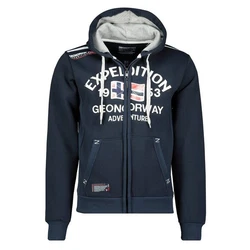 Geographical Norway Sweatjacke Hoodie Dunkelblau/Blau