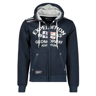 Geographical Norway Sweatjacke Hoodie Dunkelblau/Blau