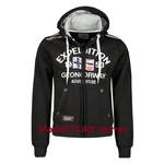 Geographical Norway Sweatjacke Hoodie Schwarz/Rosa