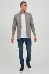 11 Project Strickjacke PRSteffan Grau/Hellgrau