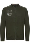 FQ1924 Strickjacke FQErland Dunkelgrün/Grün