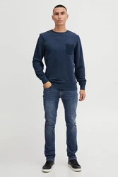 11 Project Sweatshirt PRPulo Dunkelblau/Blau