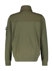 LERROS Sweatjacke Dunkelgrün/Khaki