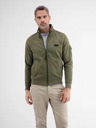 LERROS Sweatjacke Dunkelgrün/Khaki