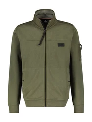 LERROS Sweatjacke Dunkelgrün/Khaki