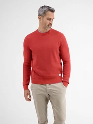 LERROS Strickpullover O-Neck Rot/Orange