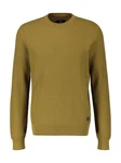 LERROS Strickpullover O-Neck Dunkelgrün/Braun/Grün/Khaki/Gelb