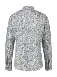 LERROS Langarmhemd Poplin-Stretchhemd mit AOP 