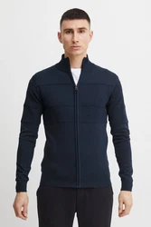 11 Project Strickjacke PRYannik Dunkelblau/Blau