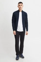 11 Project Strickjacke PRYannik Dunkelblau/Blau
