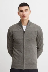 11 Project Strickjacke PRYannik Hellgrau/Dunkelgrau/Braun/Grau/Khaki/Dunkelgrün/Hellblau