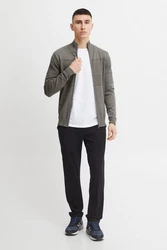 11 Project Strickjacke PRYannik Hellgrau/Dunkelgrau/Braun/Grau/Khaki/Dunkelgrün/Hellblau