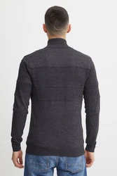 11 Project Strickjacke PRYannik Dunkelgrau/Hellgrau/Grau/Dunkelblau