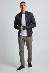 11 Project Strickjacke PRMelker Dunkelgrau/Grau/Hellgrau