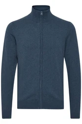 11 Project Strickjacke PRMelker Dunkelblau/Grau/Hellblau