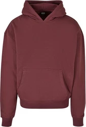 URBAN CLASSICS Kapuzenpullover Dunkelrot/Rot/Bordeaux