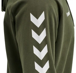 hummel Sweater Go Cotton Hoody Kapuzenpullover Dunkelgrün