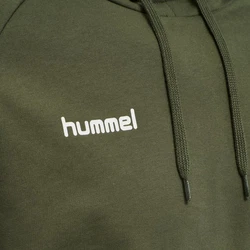 hummel Sweater Go Cotton Hoody Kapuzenpullover Dunkelgrün