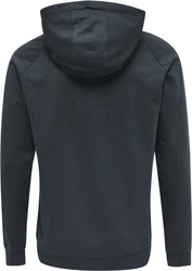 hummel Kapuzensweatshirt HMLGO COTTON LOGO HOODIE Dunkelgrau/Dunkelgrün/Grau