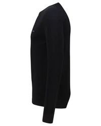 Gant Strickpullover R-Neck COTTON PIQUE C-NECK Dunkelblau/Schwarz