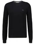 Gant Strickpullover R-Neck COTTON PIQUE C-NECK Dunkelblau/Schwarz Gant Strickpullover R-Neck COTTON PIQUE C-NECK Dunkelblau/Schwarz
