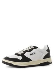 KARL LAGERFELD Schnürschuh Schwarz/Dunkelgrün/Creme/Beige