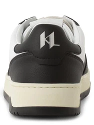 KARL LAGERFELD Schnürschuh Schwarz/Dunkelgrün/Creme/Beige
